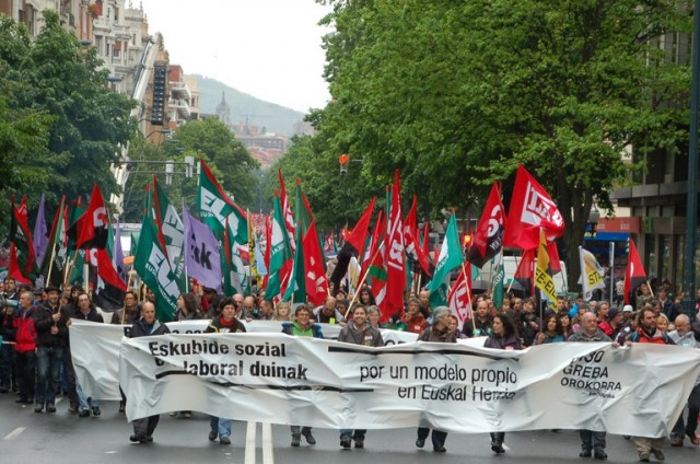 Maiatzaren 30eko Greba Orokorra : Bilboko manifestaldia