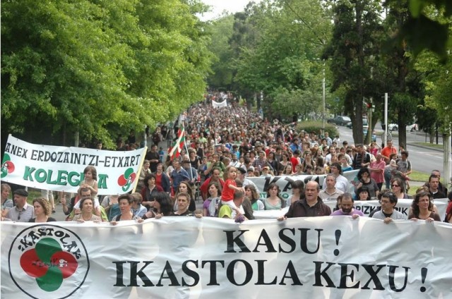 Seaska, la Fédération des écoles immersives en langue basque, encore et toujours mobilisée depuis sa naissance en 1969