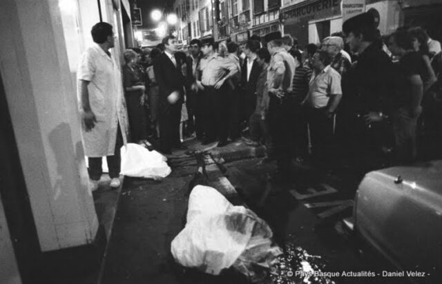 1985: Bayonne rue Pannecau, quatre morts au Mon Bar (Photo Velez)