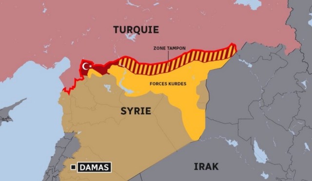 Turquie, Syrie, Kurdes