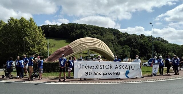 Mobilisation à Saint-Pée le 25 juillet pour la libération de “Xistor” Haramboure.