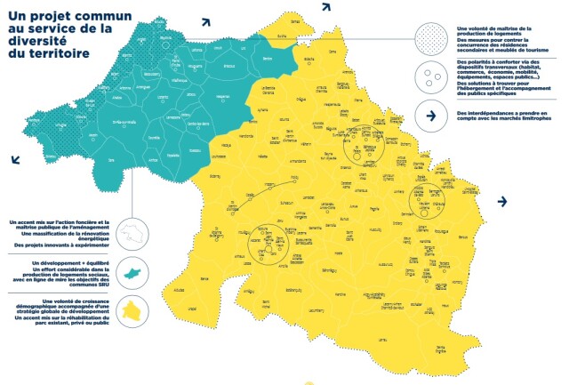 Cliquer sur l'image pour télécharger le résumé non technique du PLH Pays Basque. 