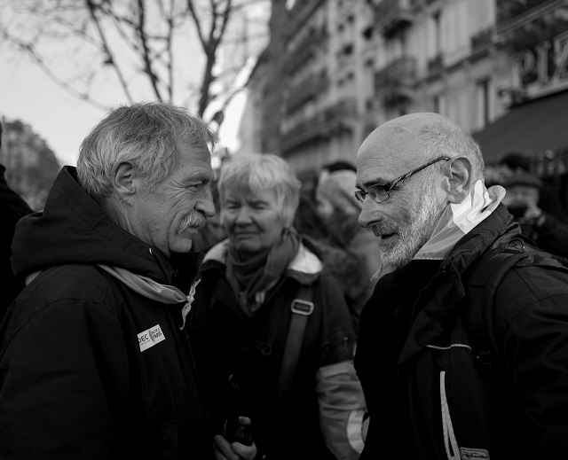 Du Larzac aux Artisans de la paix, José Bové et Mixel Berhocoirigoin, deux parcours qui se sont régulièrement croisés. (©Zigor)