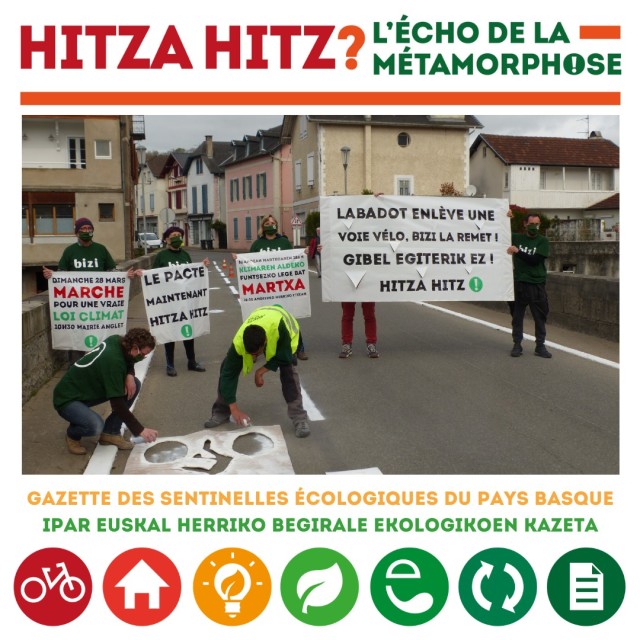 Hitza Hitz ? L’écho de la métamorphose, en versions papier et numérique, pour sensibiliser et informer élu·es et citoyen·nes.