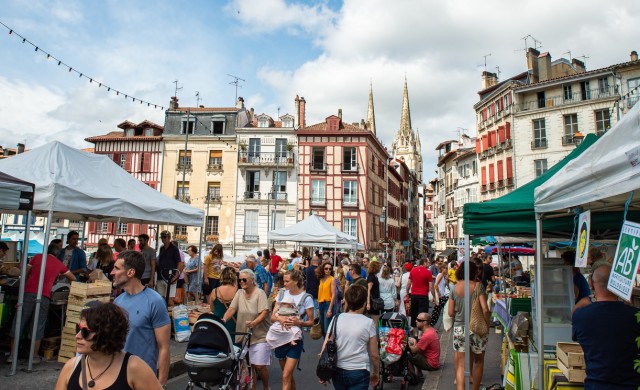 Marché de Bayonne.