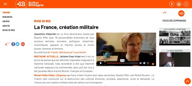 Cliquer sur l'image, et choisir la vidéo du 4è article (vers le bas) de la page : www.kubweb.media/page/rozenn-milin-pourquoi-comment-etre-breton 