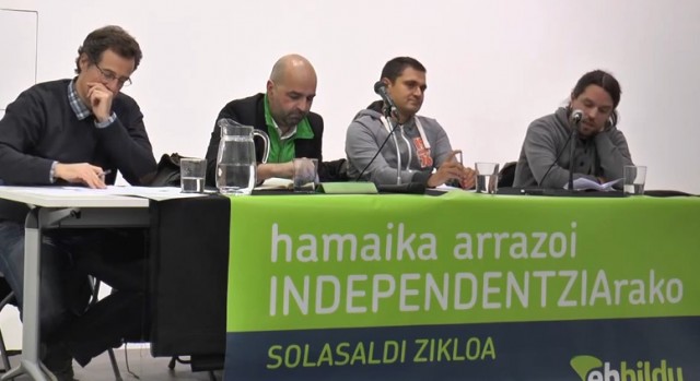 Independentzia Euskal Herrian- Nazioartea eta gure errealitatea-hitzaldia