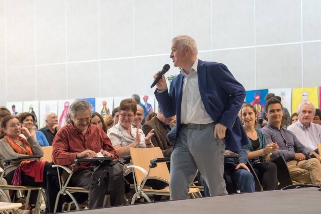 Intervention de Jean Jouzel, climatologue, Vice – Président du GIEC et Prix Nobel de la Paix lors du 3e forum 21 bayonnais qui a eu lieu jeudi 23 avril à la Maison des associations