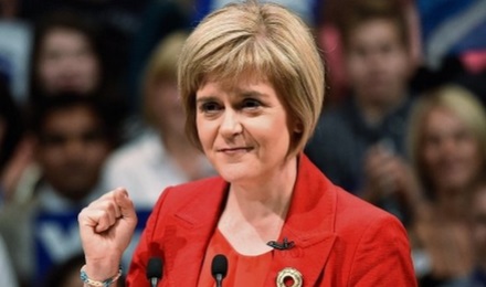 Nicola Sturgeon, présidente du SNP et premier ministre du gouvernement autonome d’Ecosse.