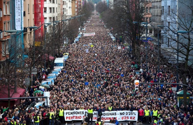 Bilboko Manifestaldia Pentsioen alde