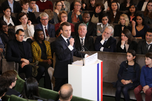 MacronInstitutdeFranceFrancophonie