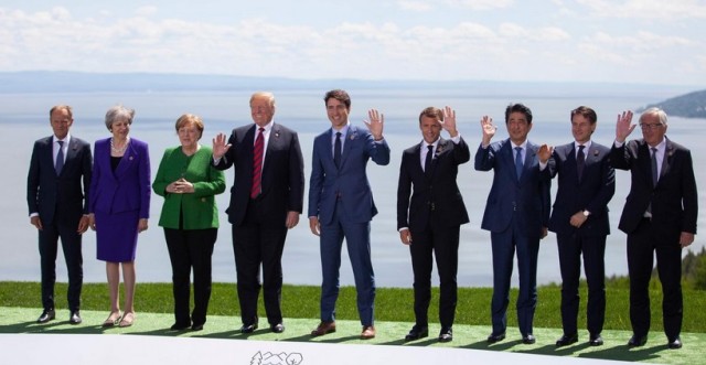 Réunion du G7 en 2018