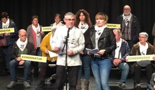 Etxerat (http://etxerat.eus) lors d'une présentation publique à Hernani pour demander la fin des mesures d'exception dans les prisons.