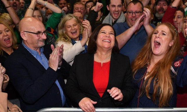 Mary Lou McDonald savoure “un jour historique pour l’Irlande du Nord”.