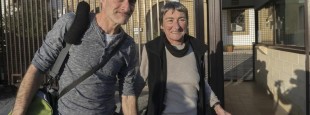 Javier Atristain quitte la prison de Martutene (Gipuzkoa) le 17 février