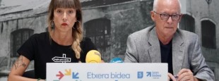 Bego Atxa et Joseba Azkarraga, porte-paroles de Sare