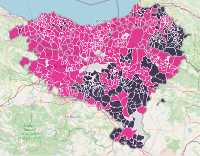 Txapak banatzeko punduak