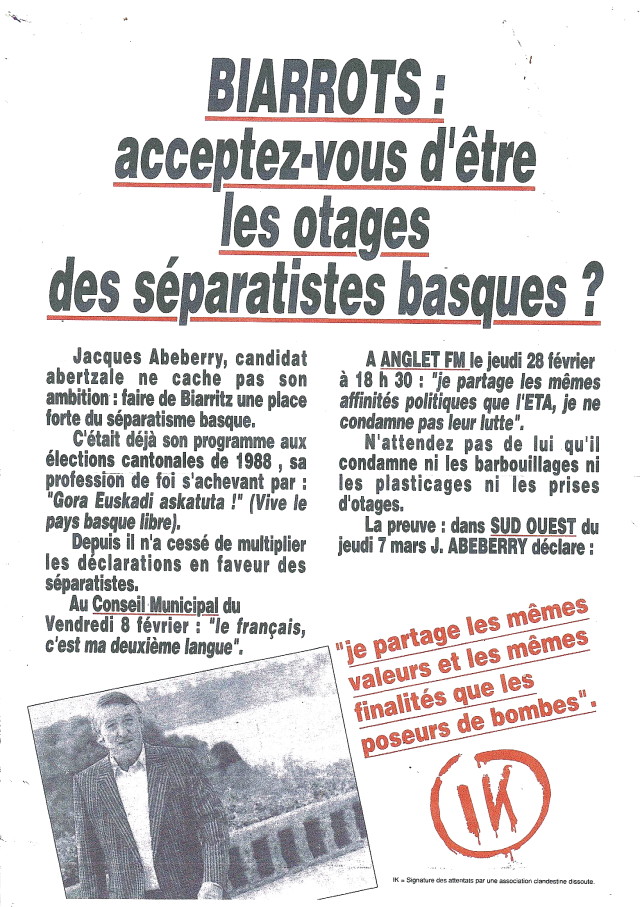 1991 tract Bernard Marie contre Jakes Abeberry 1