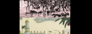 En haut (27/04/1521, mort de l'amiral Magellan. C'est à partir de là qu'Elkano reçut le commandement de l’expédition...). En bas (La bataille de Mascara, qui oppose en novembre et décembre 1835 les troupes du maréchal de France Clauzel et les combattants d'Abd el-Kader, est un épisode du combat entre l'émir et la France (1832-1847).